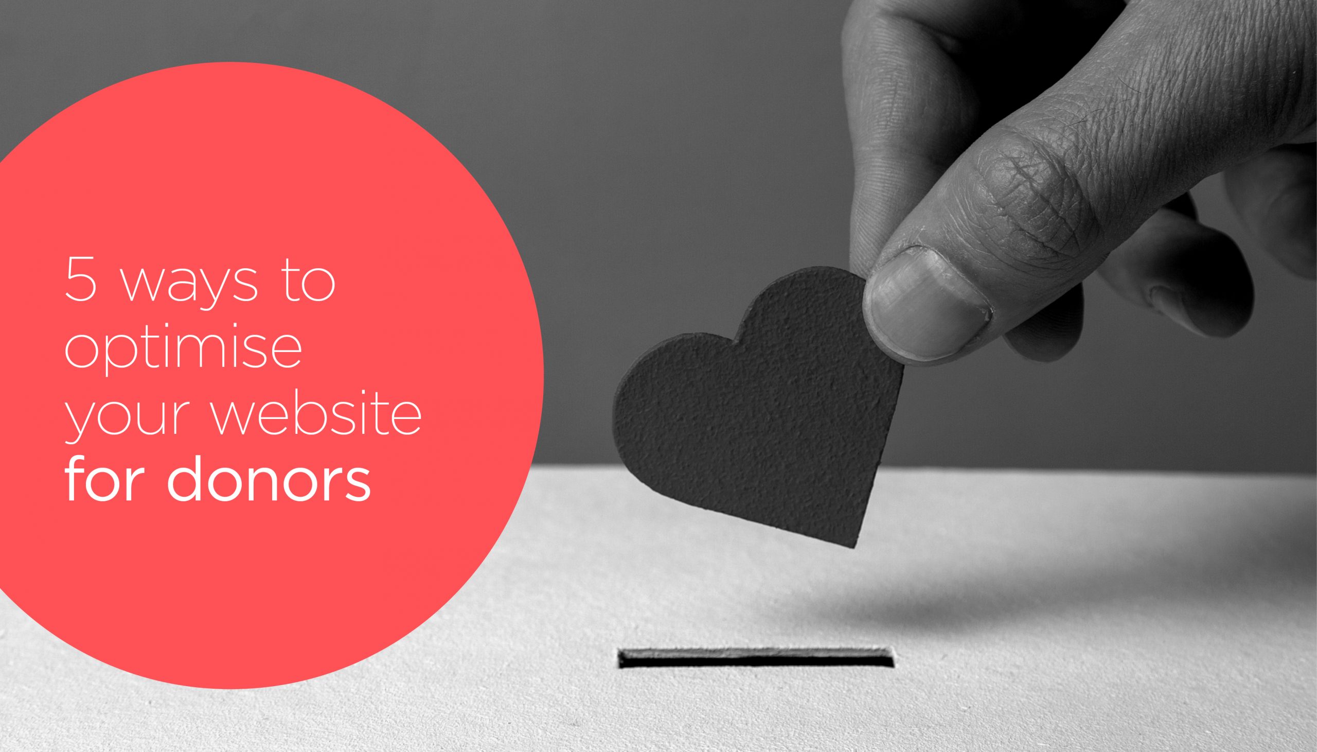 5 Ways to Optimise your Website for Donors